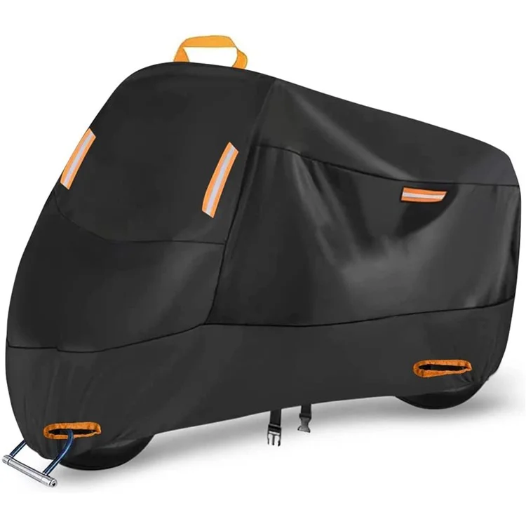 XXXXL: 295x110x140cm Capa para Motocicleta de Tecido Oxford 210D Protetor à Prova de Sol e Chuva