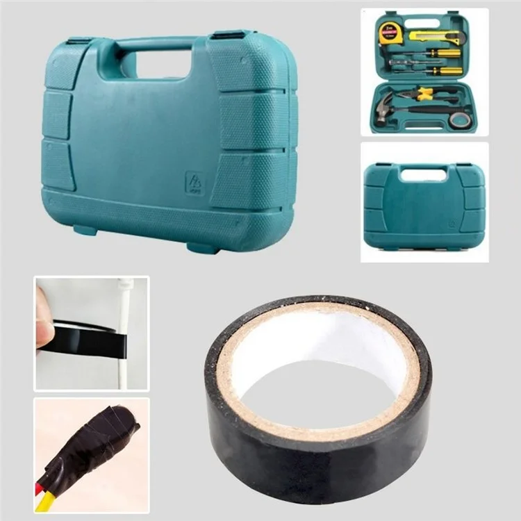 9Pcs / Set Utility Knife Measuring Tape Wire Cutter Screwdriver Car Home Repair Tool Box