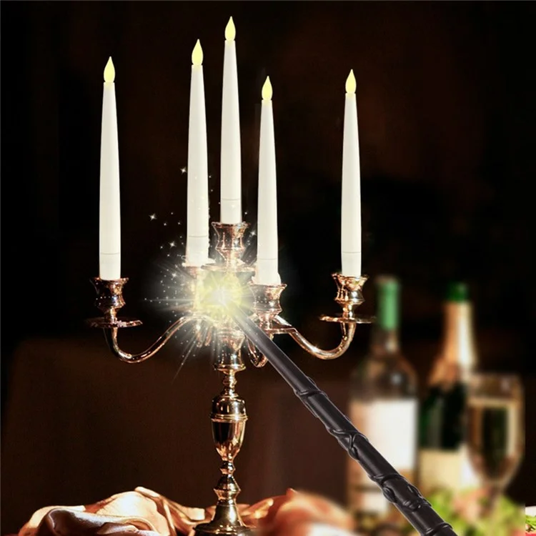 20PCS LED Bougies Flottantes avec 1PC Baguette Magique Télécommandée avec Minuterie pour Anniversaire Halloween Fête