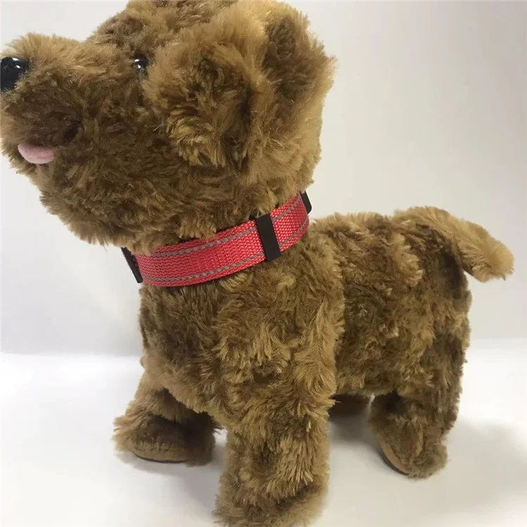 XS Size 20-30cm Adjustable Reflective Dog Collar with Safety Locking Buckle 1.5cm Wide - Red