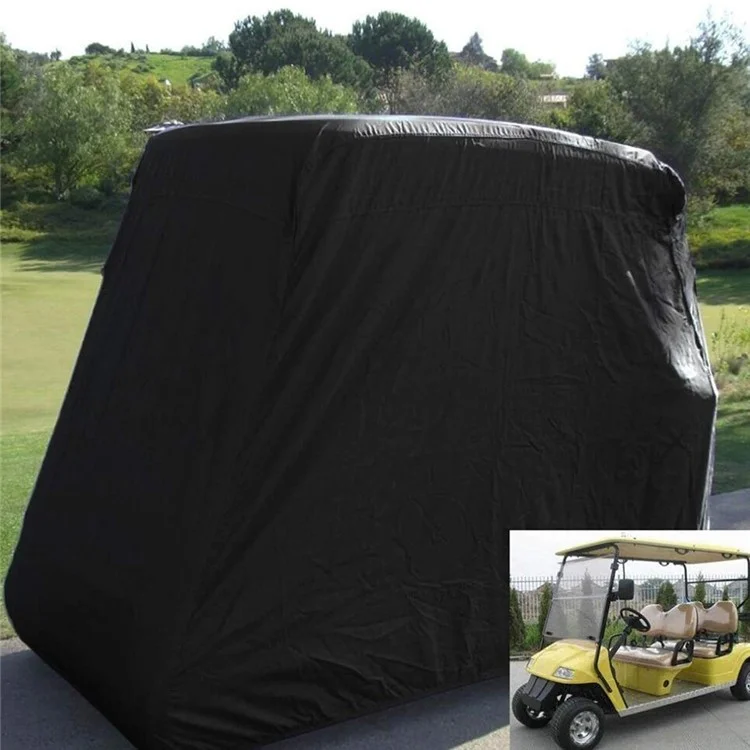 275x122x168cm 210d Tissu Oxford 2 / Couverture de Chariots de Golf à 4 Places Pour EZ GO, Car Club Car et Yamaha Golf Cottes
