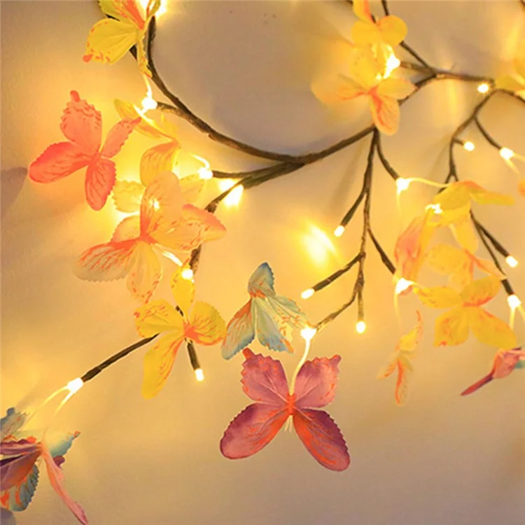 Lumières de Vigne à Papillon Coloré de 1,8m à 96.