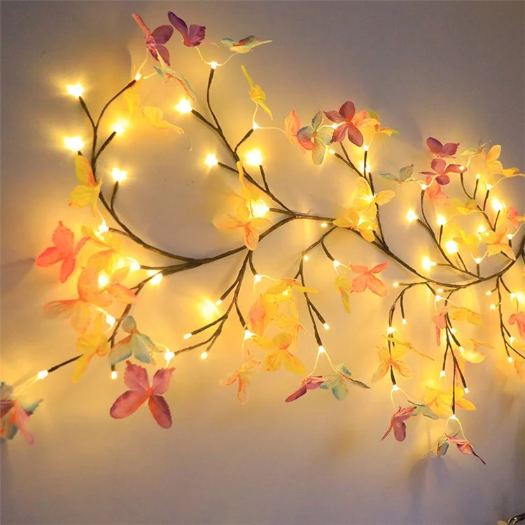 Lumières de Vigne à Papillon Coloré de 1,8m à 96.
