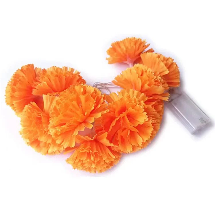 1,5m 10 LED Dahlia Luces de Hadas de Hadas Luces de Cuerda Que Funcionan Con Batería Decoración Del Cementerio de Halloween