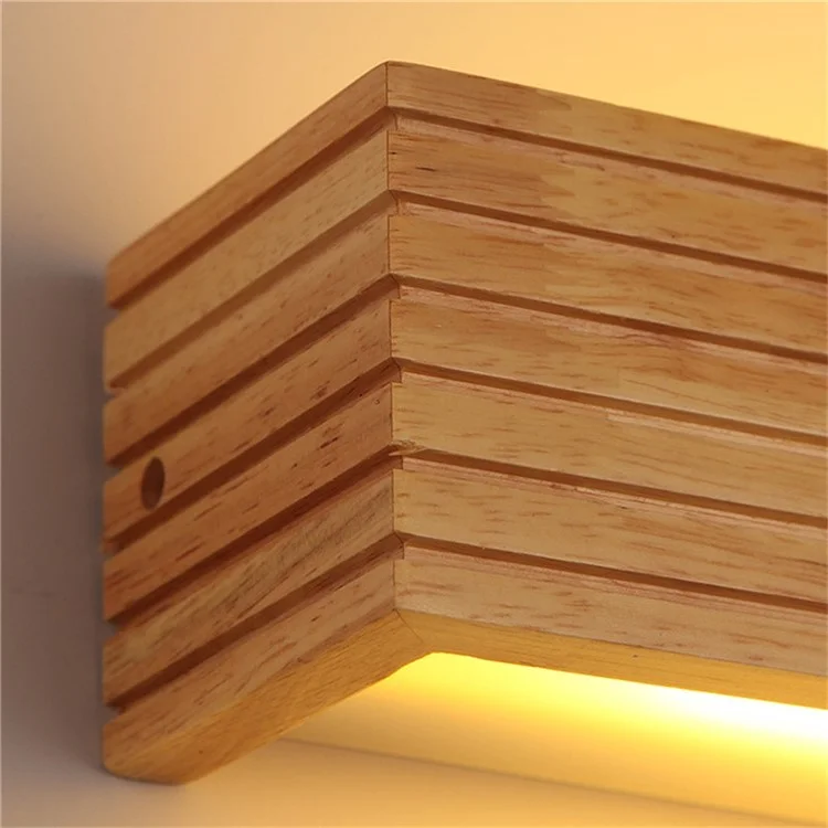 55 cm LED LED Light Legno Light Camera da Letto Canottaggio da Bagno Lampada a Parete, Luce Calda