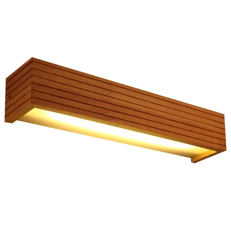 35 cm LED LED Light Legno Light Camera da Letto Manotte da Bagno Lampada a Parete, Luce Calda
