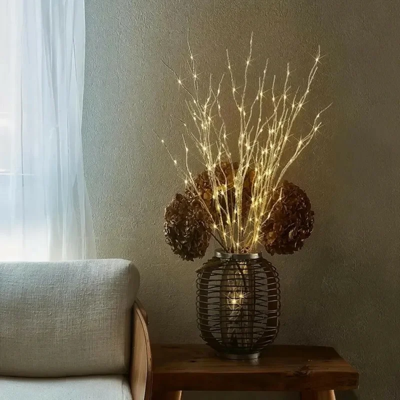 50-LED 80cm Simulation Birch Tree Branch Light Indoor Decorative Light Holiday Party Home Decor

Übersetzung ins Deutsche:

50-LED 80cm Simulation Birkenzweig-Licht, Innendekorationslicht für Feiertage, Partys und Heimdekoration