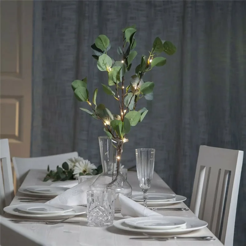 Realistic Branch Leaf Light Creative Illuminated Tree Ambient Light Home Decor - Apple Leaf Tree