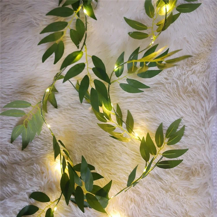 2m 20-LED künstliche Weidenranke-Lichterkette Weihnachten Feiertag Heim-Dekoration