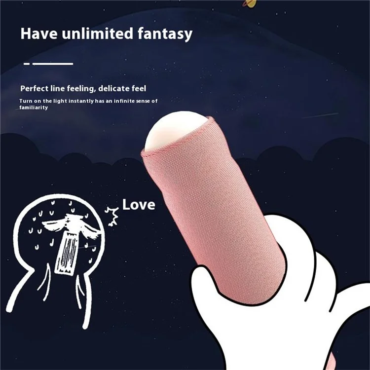 Lampe de table à atmosphère Creative Hand Pull LED avec protection oculaire pour chambre à coucher - Rose