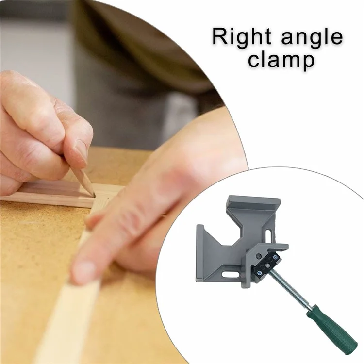 90-Degree Right Angle Clamp Picture Frame Corner Fixing Clip Woodworking Tools Aluminum Alloy Hand Tool