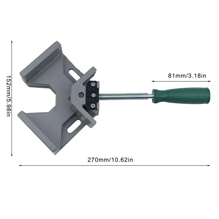 90-Degree Right Angle Clamp Picture Frame Corner Fixing Clip Woodworking Tools Aluminum Alloy Hand Tool