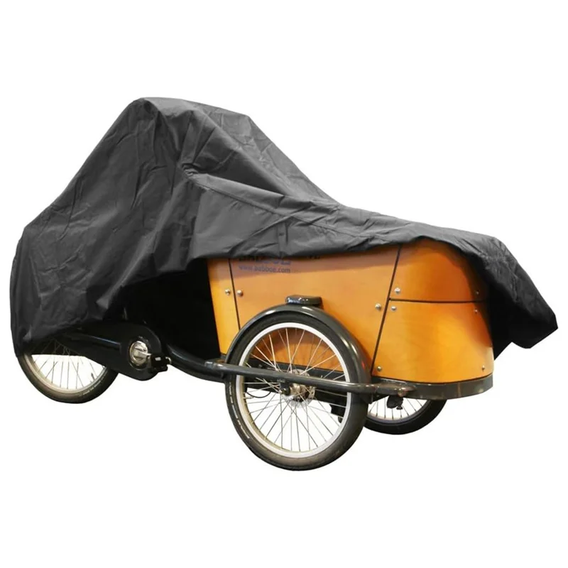420D Oxford Cloth Cargo Bike Rain Cover Sunproof Snowproof Protector, 255x90x110cm
