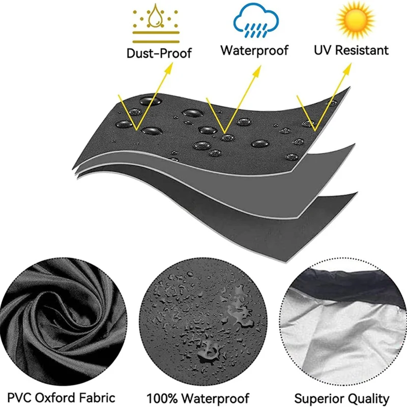 170x61x117cm Waterproof Mobility Scooter Cover 420D Fabric Electric Scooter Protector