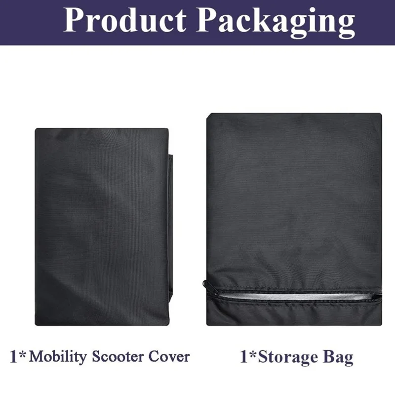 140x66x91cm Waterproof Mobility Scooter Cover 420D Fabric Electric Scooter Protector