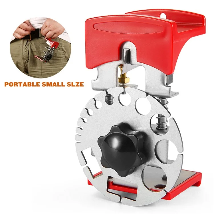 Handheld Cable Wire Stripper Adjustable Manual Wire Stripping Tool, Metal Disc