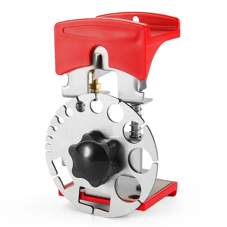 Metal Disc Handheld Cable Wire Stripper Adjustable Manual Wire Stripping Tool with 10 Blades