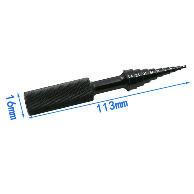2-14mm Bearing Remover Disassembler Removal Puller Tool for RC Cars Drones Brushless Motors - Black