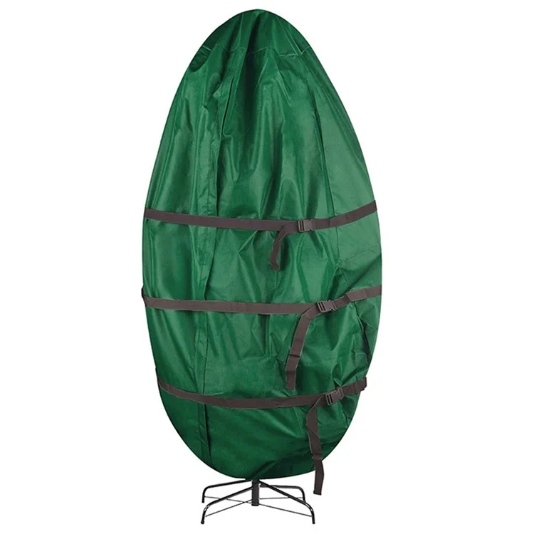 Sacs de rangement pour sapin de Noël verticaux 34 x 75 pouces, en polyester 420D avec boucle fixe et fermeture éclair.