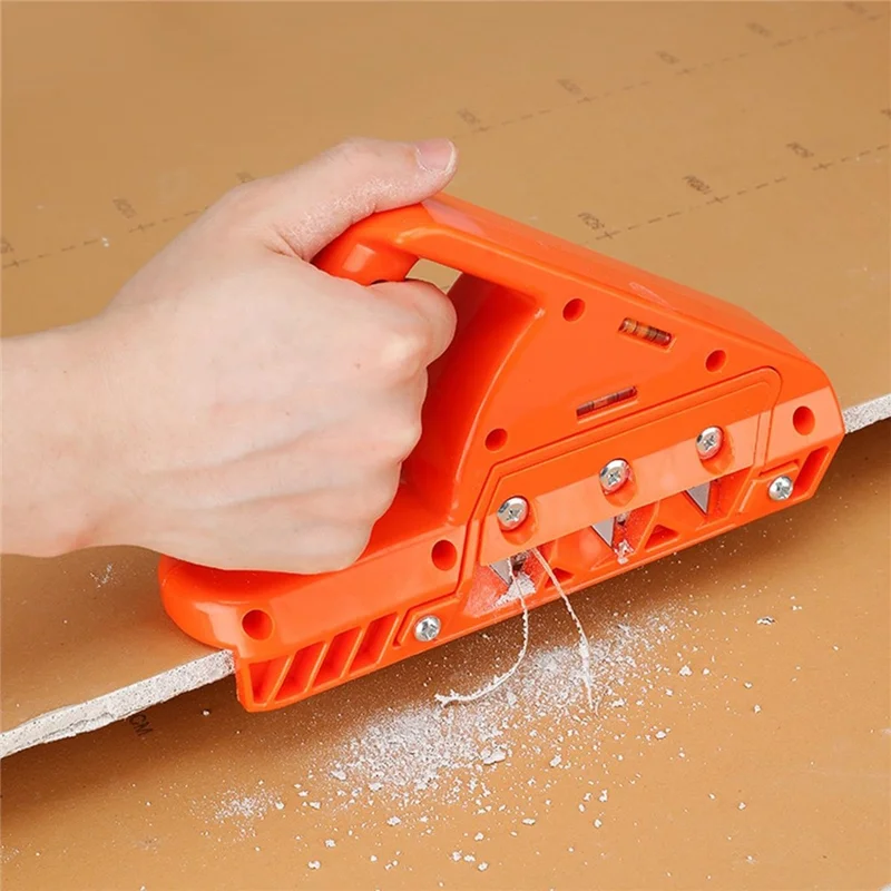 Cortador de gesso de borda plana com chanfro de 45 graus, ferramenta manual para trabalhos em madeira