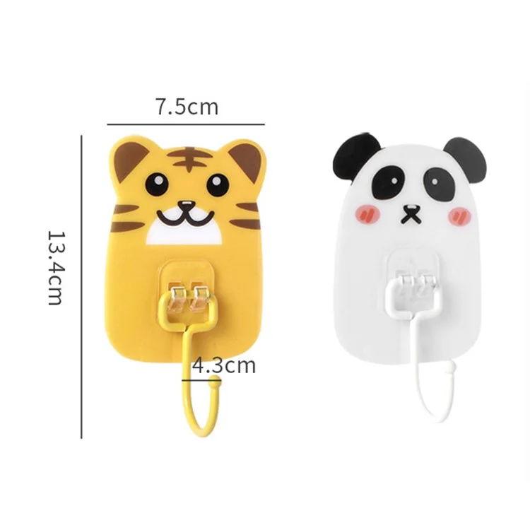 1172 Cute Animal Hook Kinderzimmer Wandkleiderbügel Badezimmer Küche Dekorative Schlüssel-Aufhängehaken Aufbewahrungshaken - Blauer Koala
