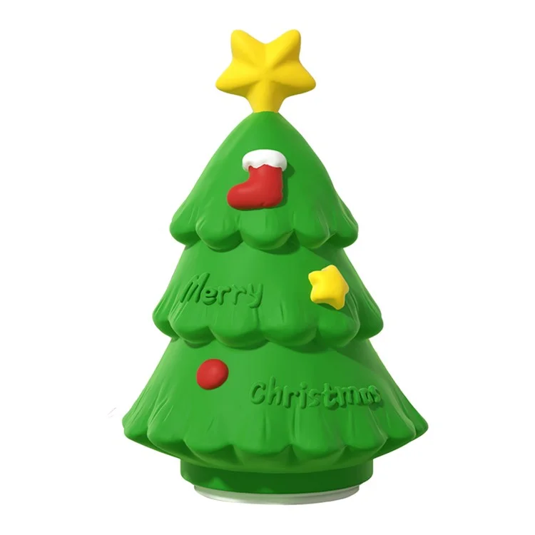 Lámpara nocturna de árbol de Navidad recargable con función táctil para luz ambiente en el dormitorio 1200mAh