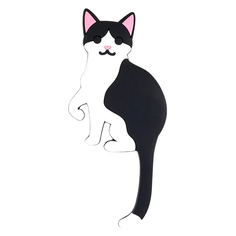 BBQ-029 Cartoon Cat Dog Wall Hook for Hanging Clothes Towel Traceless Hanger Home Decoration (with Adhesive Tape) - Cat C7