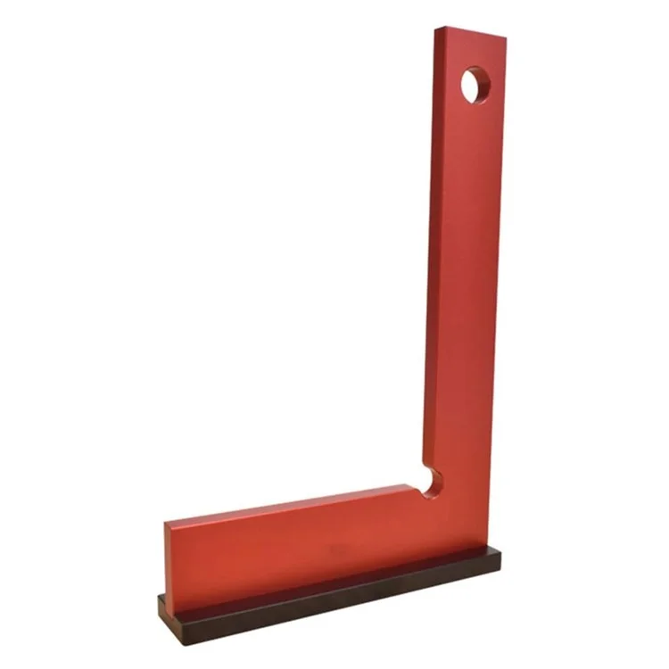 Holzbearbeitungs-90-Grad-Quadratlineal, Winkelmessgerät, Aluminium-Legierung, Markierungslehre