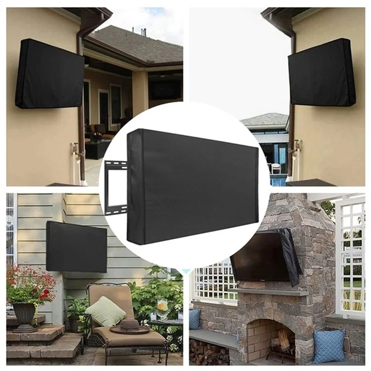 Copertura per TV da 70 - 75 pollici Outdoor Waterproof Oxford Cloth Wall Mounted Television Protective Sleeve