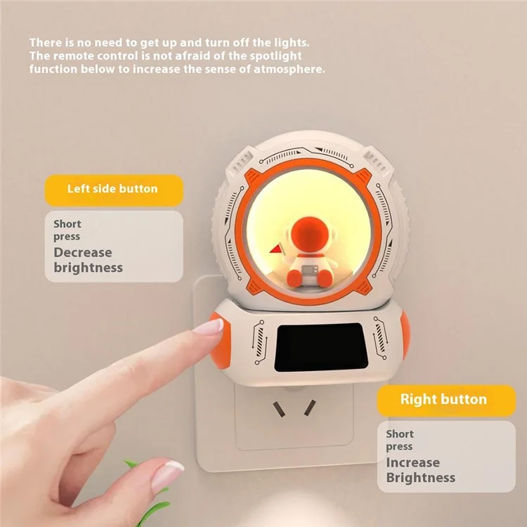 Lampe de chevet à LED avec fonction de réglage de la température de couleur et de minuterie