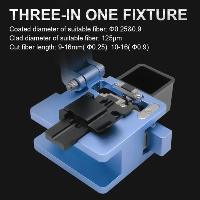 High Precision Optical Fiber Cleaver with 16 Cleaving Spots Fiber Cutter Tool