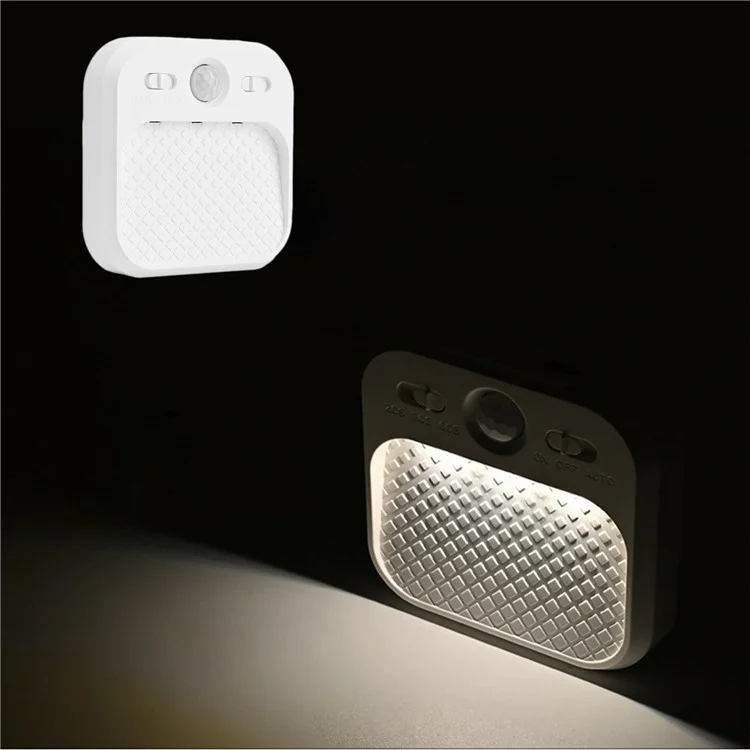 2Pcs Smart Motion Sensor Closet Light Cabinet Hallway Lamp with 3 Color Changing
