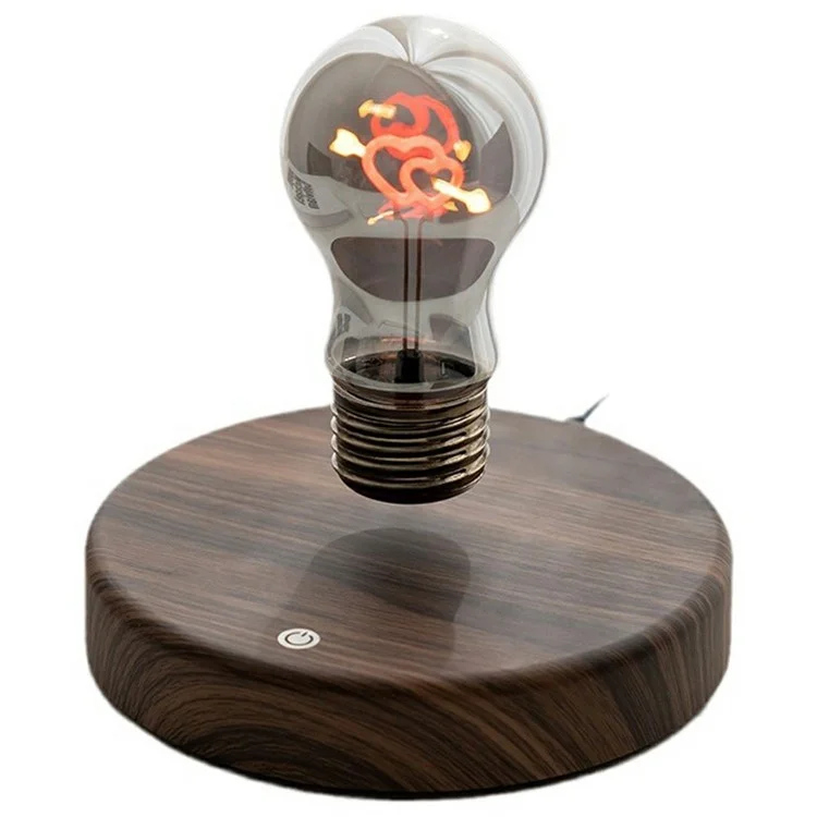 Magnetic Levitating LED Bulb Night Light Creative Atmosphere Lamp Desktop Tech Decor Light - EU Plug