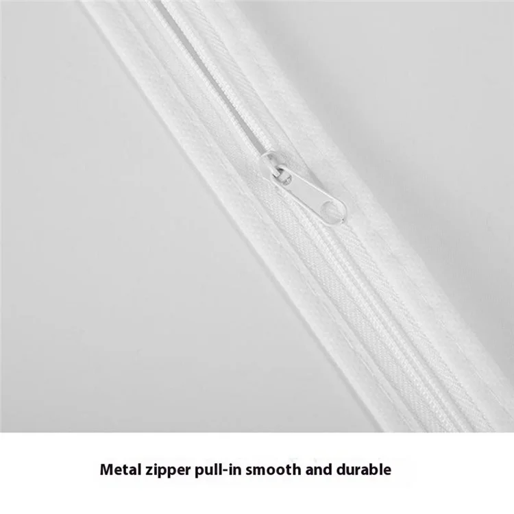 2 Housses de vêtements pour suspension 60x100cm en PEVA, Protection anti-poussière pour manteau, pull, veste - Blanc