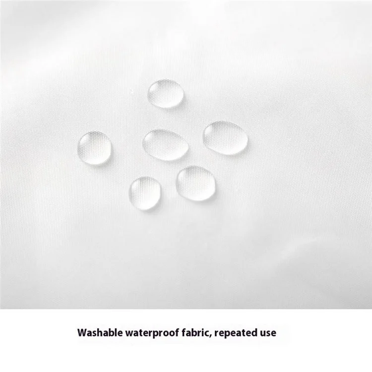 2 Housses de vêtements pour suspension 60x100cm en PEVA, Protection anti-poussière pour manteau, pull, veste - Blanc