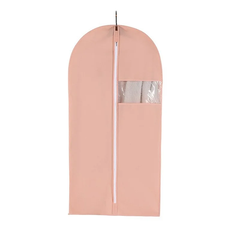 Funda Protectora de Ropa de 60 x 140 cm - Cubierta Antipolvo de Tela no Tejida para Abrigos y Trajes - Rosa
