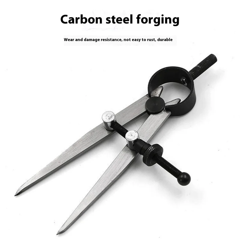 Small Size Metal Spacing Gauge Quick Adjust Drawing Ruler Edge Liner DIY Leather Craft Marking Tool