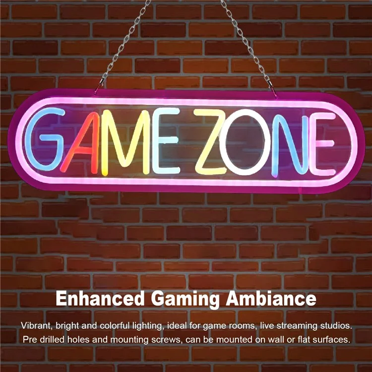 Gaming LED Neon Wandlicht Dekoration Spielzimmer Atmosphäre Lampe Teenager Jungs Zimmergestaltung