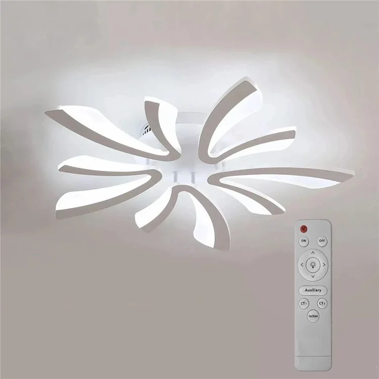 Luz de teto LED de 50 W 3000K - 6000K Montagem embutida moderna para sala de estar e jantar - Branco