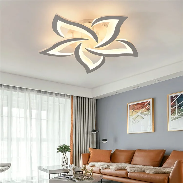 Deckenleuchte mit Fernbedienung für Schlafzimmer und Wohnzimmer - Moderne LED-Lampe mit Dimm- und Speicherfunktion