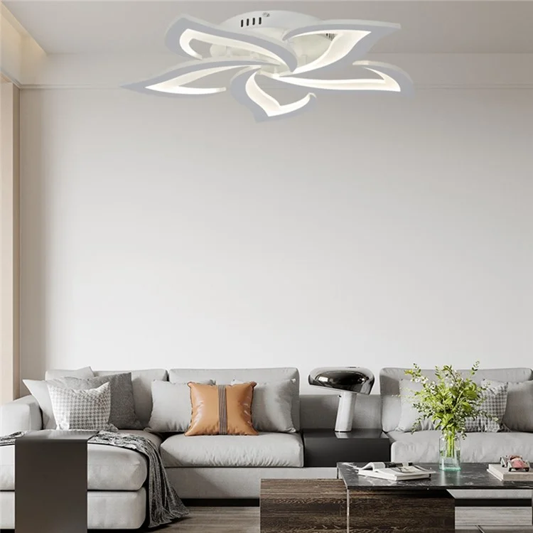 Deckenleuchte mit Fernbedienung für Schlafzimmer und Wohnzimmer - Moderne LED-Lampe mit Dimm- und Speicherfunktion
