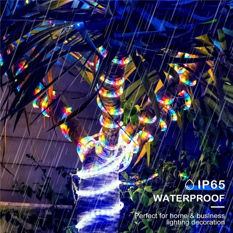 32m 300 LED Remote Control PVC Copper Wire LED String Light with Empty Battery Box Garden Decoration - Warm Color