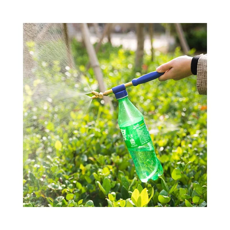 Borrifador Duplo Push Pull para Garrafas de Bebida / Garrafas de Refrigerante Regador de Jardim