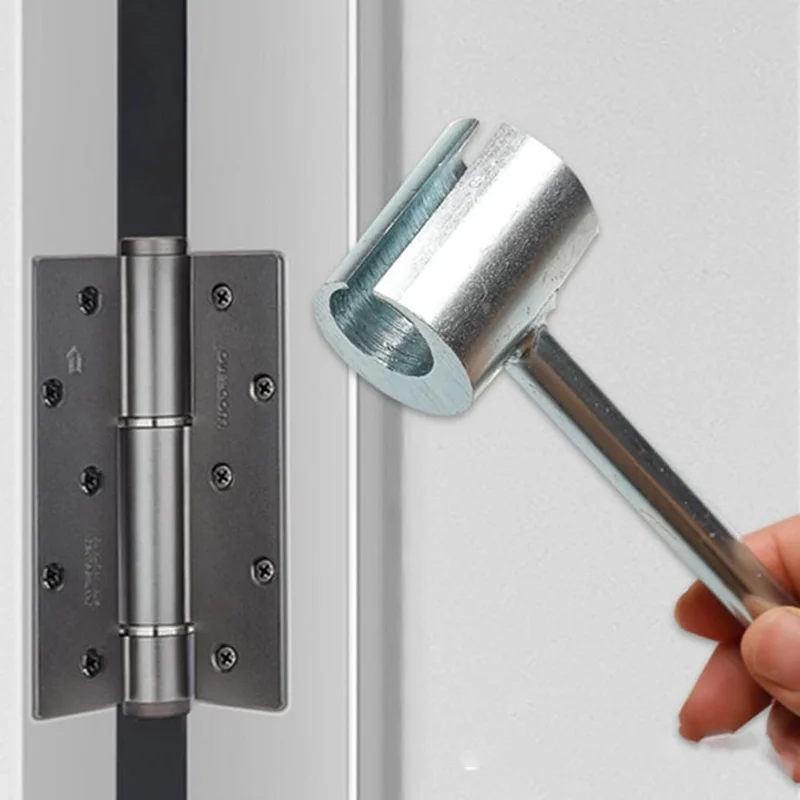 Chave de Ajuste para Dobradiças de Porta Ferramenta Ajustadora de Dobradiças Sólidas para Instalação de Portas de Segurança Ajustável 8-19mm