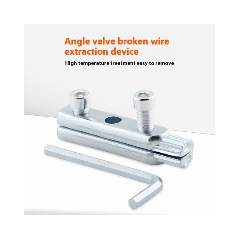 Extracteur de vis cassées pour vanne d'angle de robinet - Kit de réparation multifonction pour tuyauterie domestique