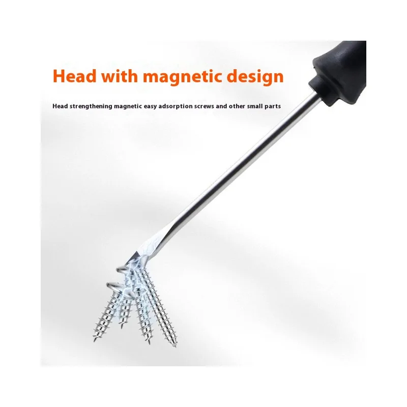 7 PCS Screwdriver Set Two Tone Rubber Handle Magnetic Phillips  /  Flathead Multi-Function Repair Tool