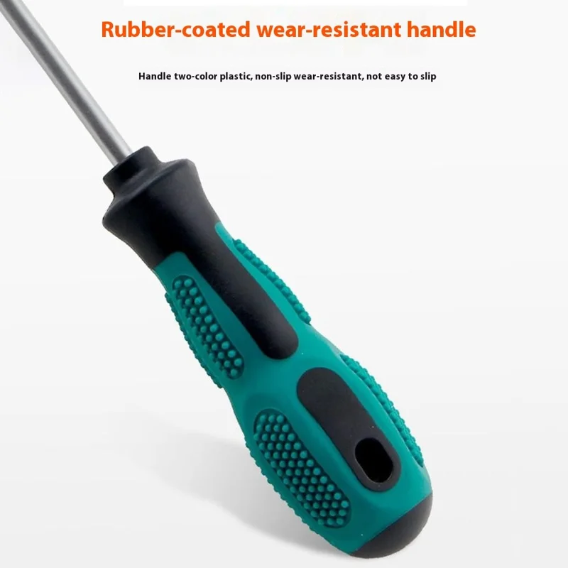 7 PCS Screwdriver Set Two Tone Rubber Handle Magnetic Phillips  /  Flathead Multi-Function Repair Tool