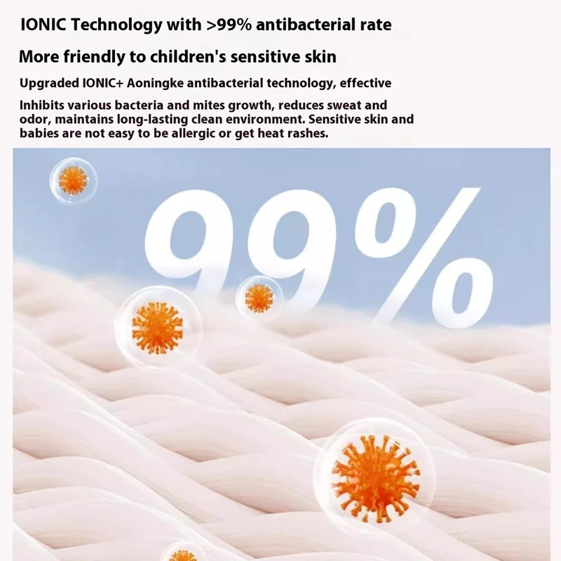 190x80CM 3CM Thickness Single Folding Bed with 8 Wheels for Office / Dorm / Hotel / Hospital Companion Bed