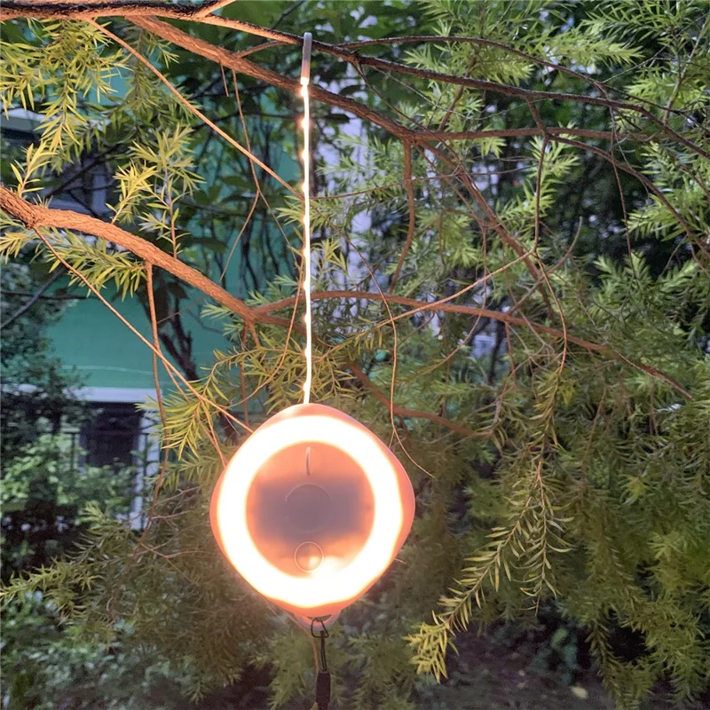 JC-1 Warm White Tape Light voor Campingtent Outdoor Intrekbare Sfeerlamp Draagbare LED Strip