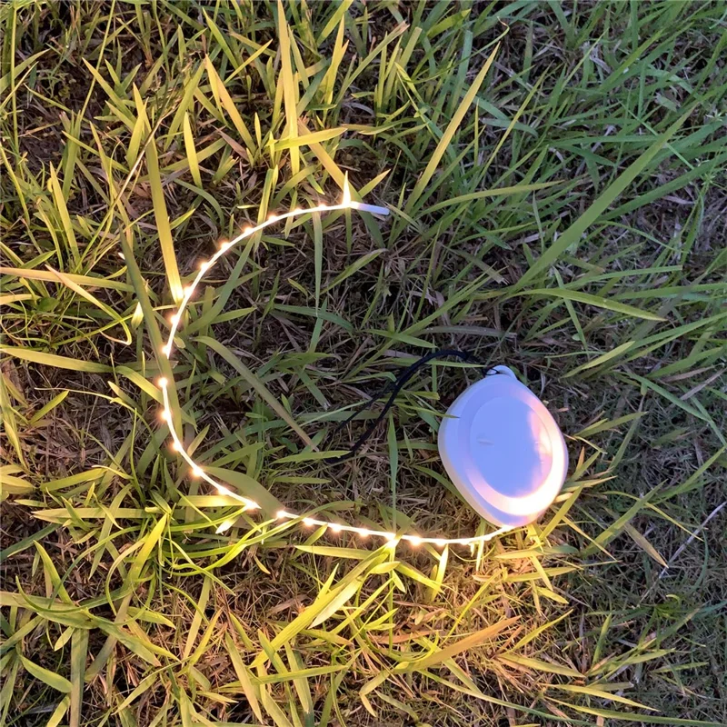 JC-1 Warm White Tape Light voor Campingtent Outdoor Intrekbare Sfeerlamp Draagbare LED Strip